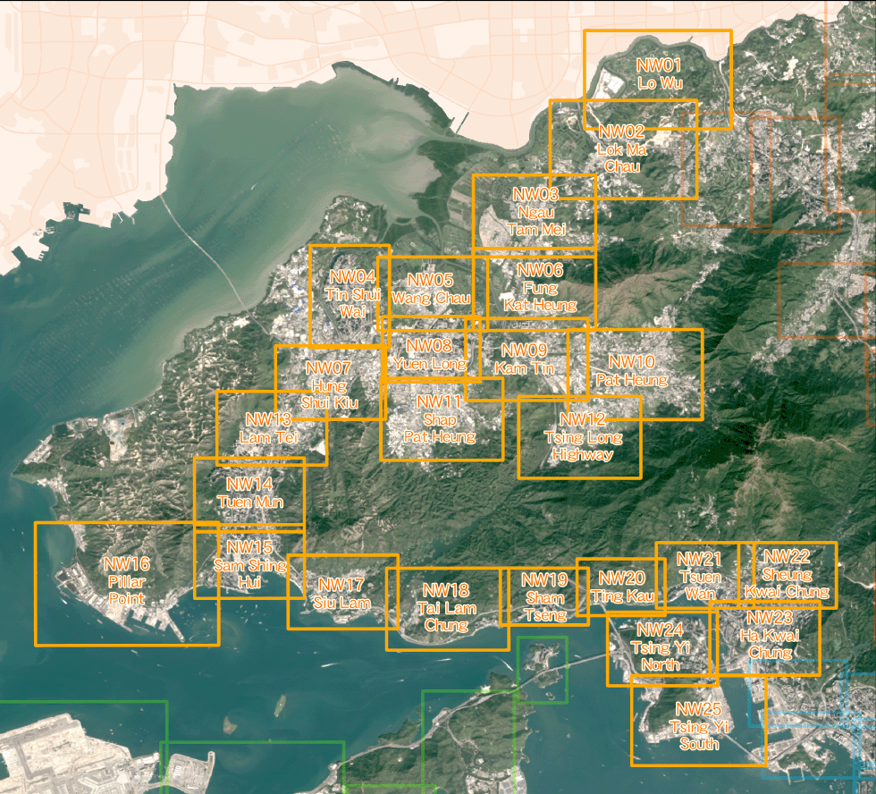Map of New Territories West
