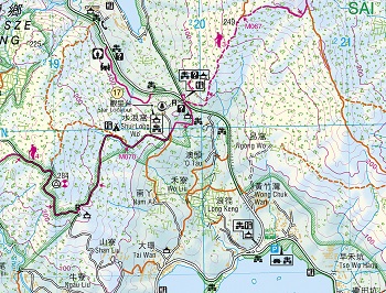西貢及清水灣郊區地圖