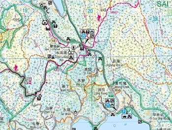 西貢及清水灣郊區地圖