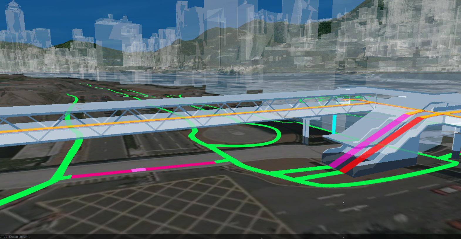 3D Pedestrian Network