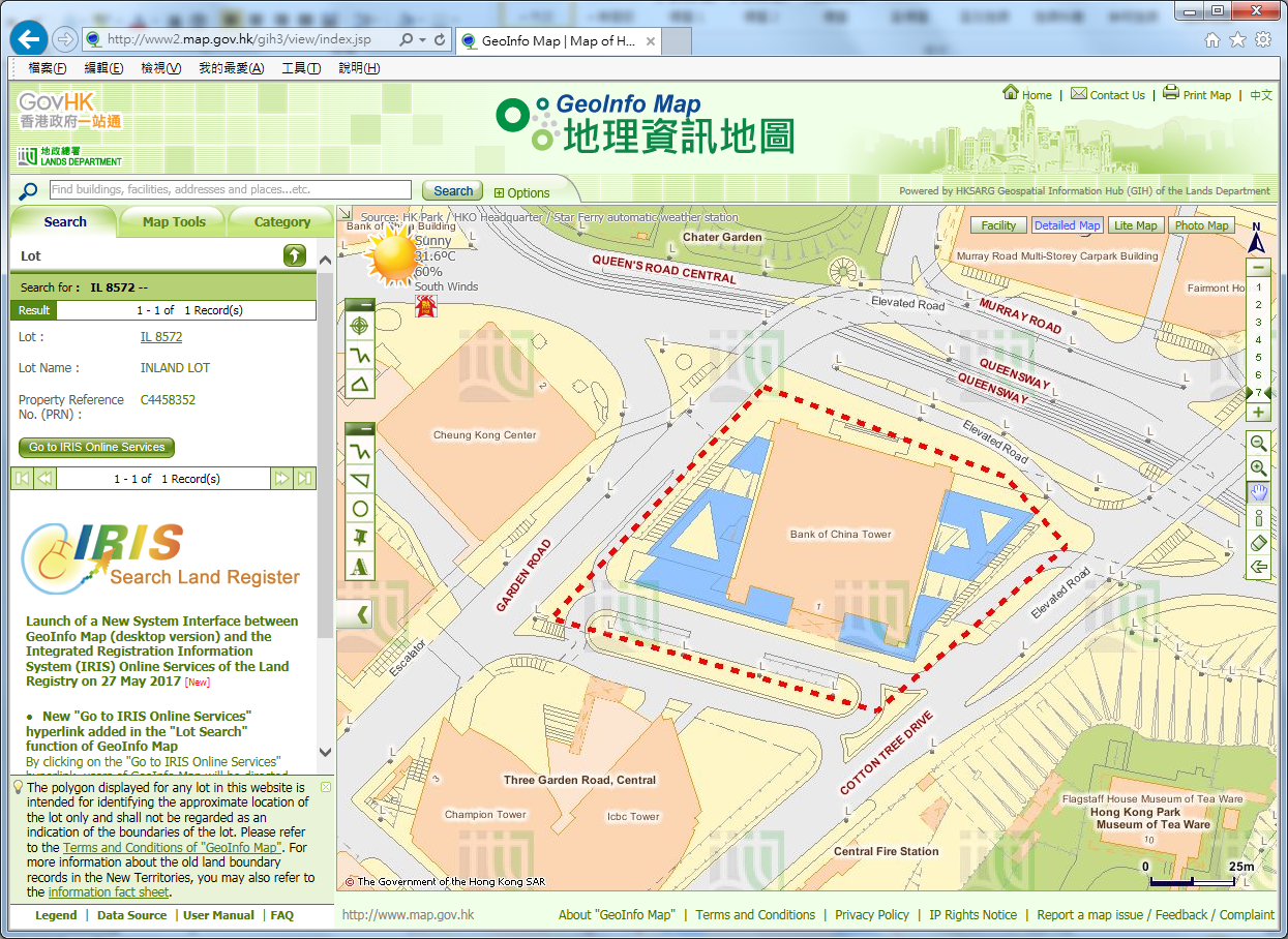 LandsD's GeoInfo Map