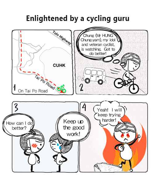 Enlightened by a cycling guru