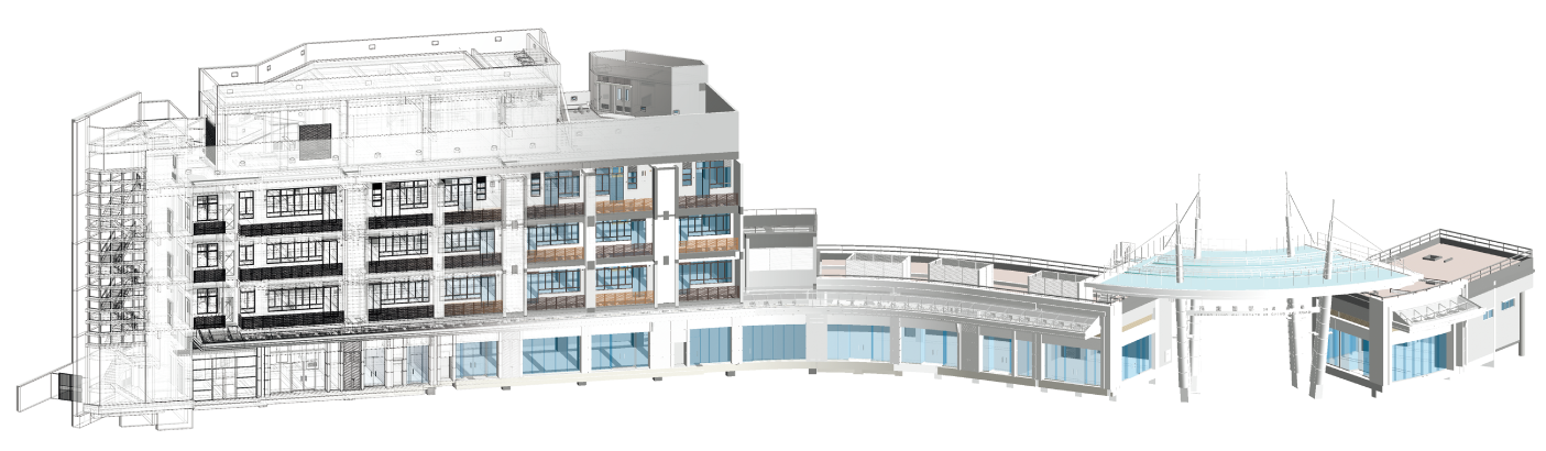 大廈三維圖 Building 3D Graphic