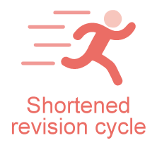 縮短修訂周期 Shortened revision cycle