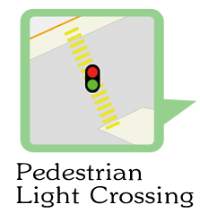 行人燈號過路處 Pedestrian Light Crossing