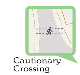 一般行人過路處 Cautionary Crossing