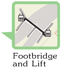 行人天橋及升降機 Footbridge and Lift